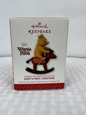 Hallmark Keepsake 2013 Winnie the Pooh Baby's First Christmas Ornament NewInBox