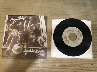 The Double Eagle Band - Fiery Feelin'/ Down Yonder - 45 RPM 7'' Record - Signed