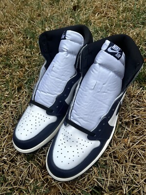 Size 16 - Air Jordan 1 Retro OG High Midnight Navy for sale online