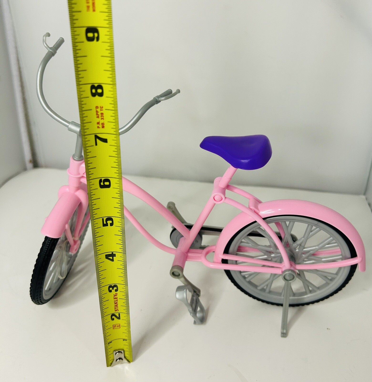 Barbie Glam Bike Purple Seat Pink Bicycle Vintage 1995