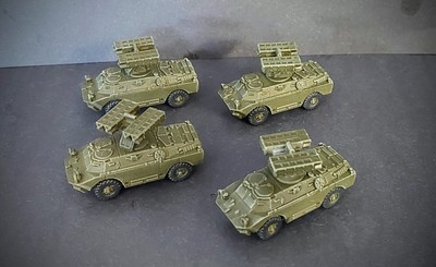 Team Yankee Soviet SA-9 Gaskin AA Vehicle Platoon Painted lot X4