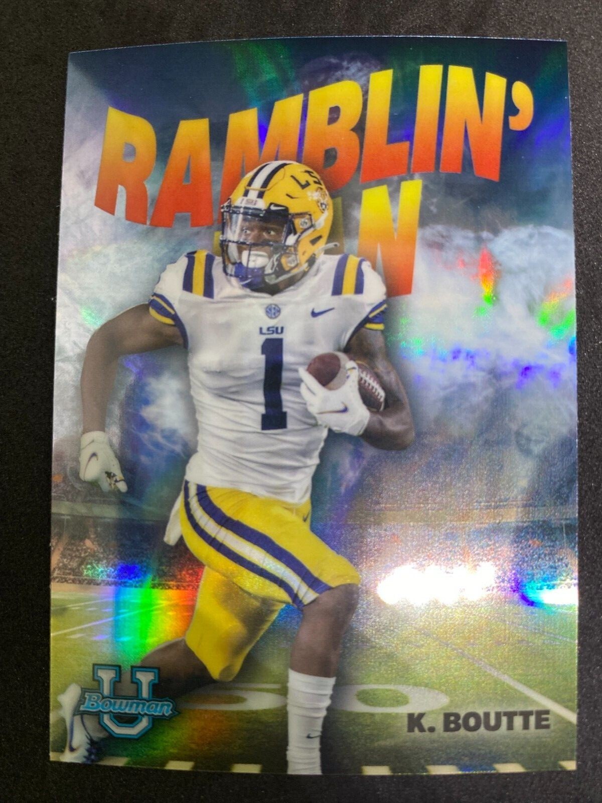 2022 Bowman University Chrome - Ramblin' Man #RM-14 Kayshon Boutte Rookie
