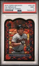 2013 Topps Archives Gallery of Heroes #CR Cal Ripken Jr. graded PSA 9 Mint