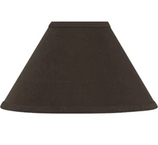 Aspen Creative 58761A, Empire Uno Lamp Shade, Dark Brown, 4" Top x 11" Bottom...