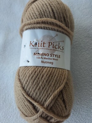 Knit Picks Merino Style Yarn Color Nutmeg