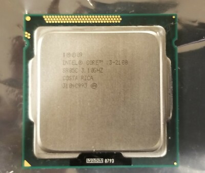Intel Core i3-2100 3.1GHz 3MB 5GT/s SR05C LGA 1155 CPU Processor