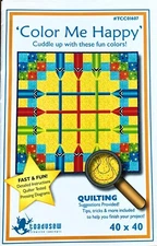Color Me Happy Quilt Pattern by Toadusew Creative Concepts - NEW