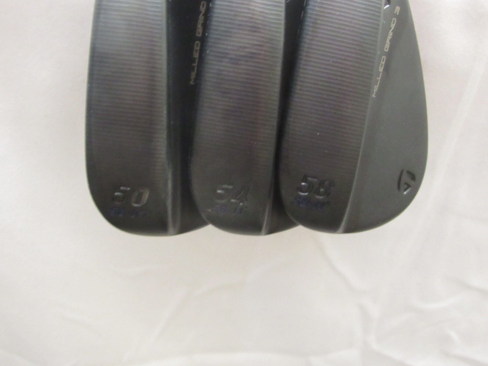 MINT TaylorMade Black Milled Grind 3 MG3 Wedge Set 50.09+ 54.11+58.11