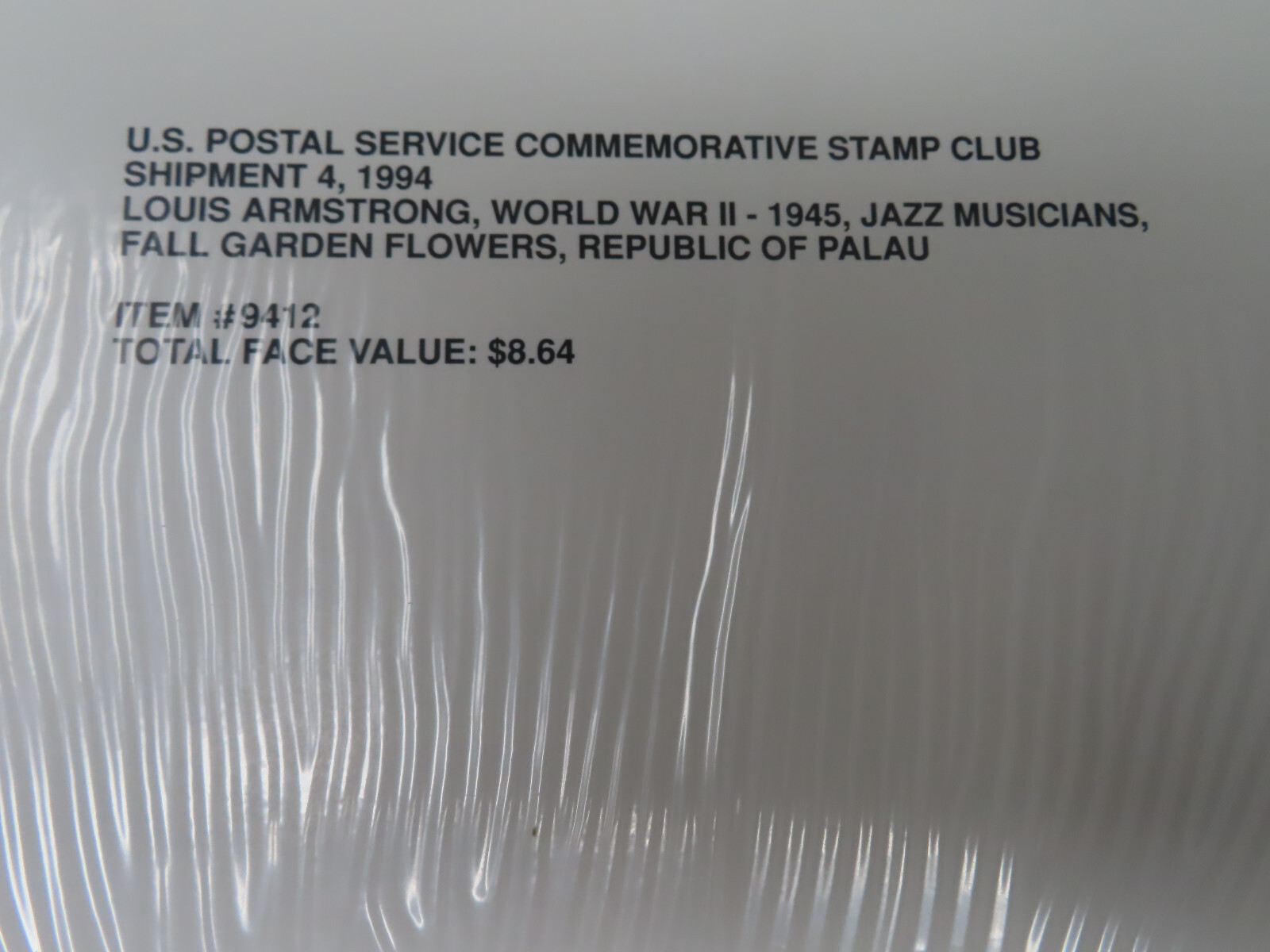 USPS 1994 Commemorative Stamp Club 9412 UNUSED Stamps Louis Armstrong WWII Jazz eBay