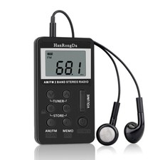 HanRongDa HRD-103 AM FM Digital Radio 2 Band Stereo Receiver Portable K3U2