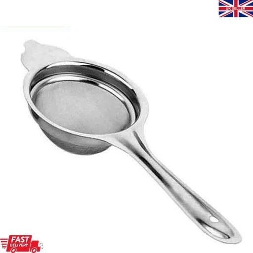 2x Tea Strainer Stainless Steel Mesh Loose Leaf Fine Filter Sieve Infuser Multi - Image 2 of 4