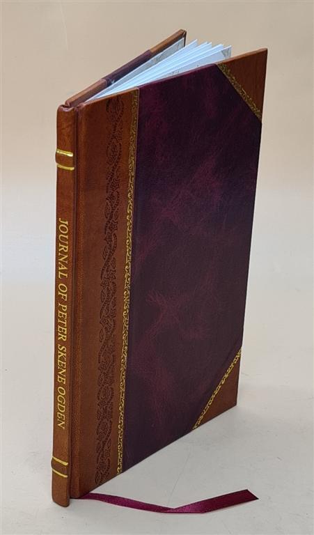 Peter Skene Ogden's 1828-1829 Snake Expedition Journal Leather Bound Edition-image