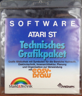 ATARI ST -- EASY DRAW TECHNICAL GRAPHICS BUNDLE (MARKET & ENGINEERING)