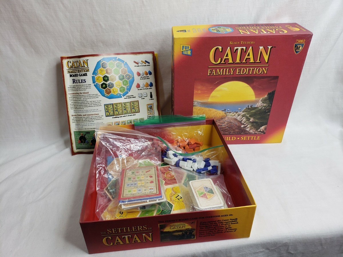 Catan Family Edition - Complete Board Game Trade Build Settle 3-4