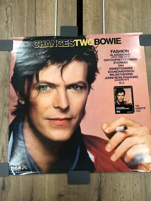 Genuine 1981 RCA Records David Bowie Changes Two Promo poster