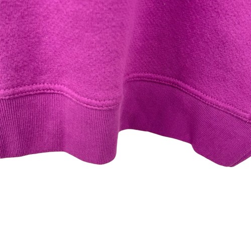 Felpa pullover FREE PEOPLE So Peluche viola piccola misto cotone lati stringata - Foto 9 di 12