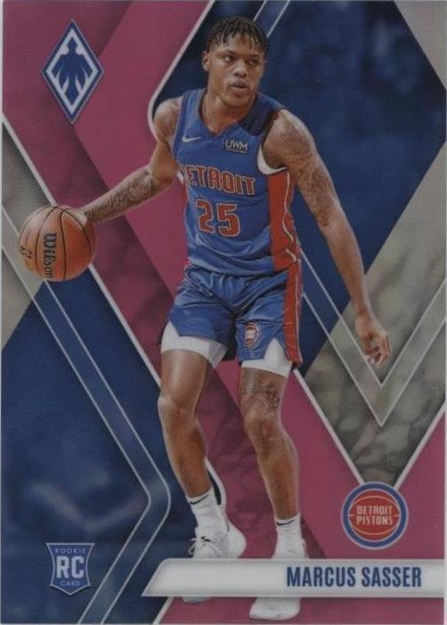 2023-24 Panini Phoenix - Rookies Marcus Sasser #263 Pink /175 (RC) for
