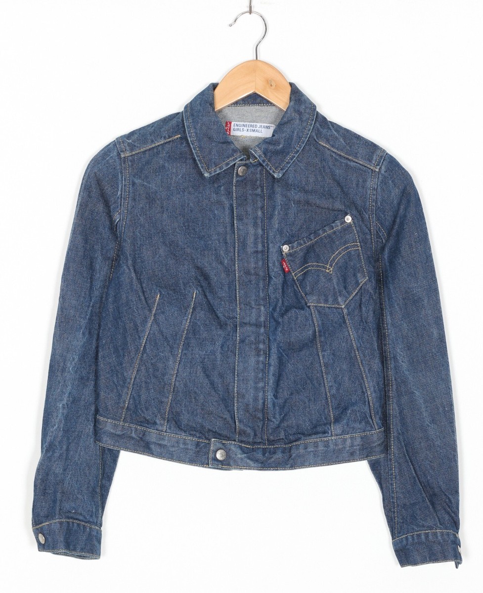 LEVI'S ENGINEERED JEANS 70101 0835 Vintage Denim Trucker Jacket