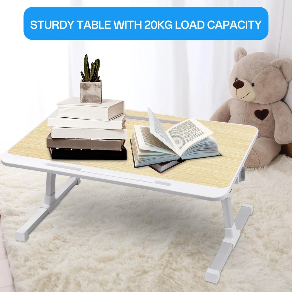Laptop Stand For Bed Non-Slip Laptop Tray With Drawer Folding Laptop Desk