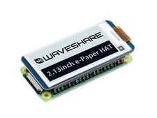 Waveshare 2.13inch e-Paper Hat E-Ink Display SPI for RPi 4B 3B+ Zero/Zero W, SPI