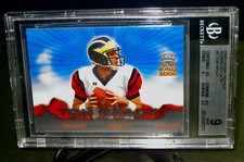 BGS 9 2000 Pacific TOM BRADY Rookie Football Card Crown Royale ROOKIE ROYALTY #2