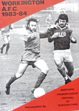 WORKINGTON V MOSSLEY 29/10/1983 FA CUP - 4TH QUALIFYING ROUND #EXC#