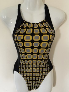 yellow nike swimsuit