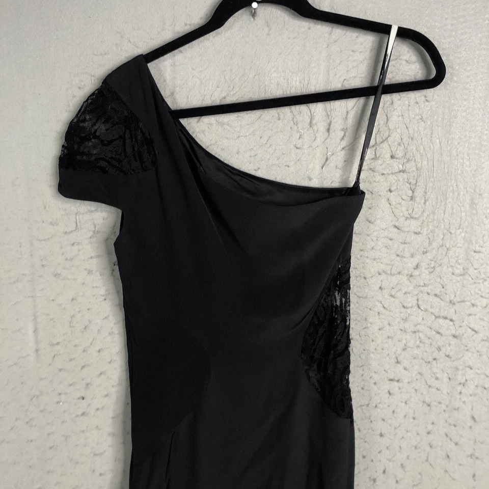 Vestido ML Monique Lhuillier para mujer 6 fuera del hombro vestido de cóctel baile formal Foto 2 de 4