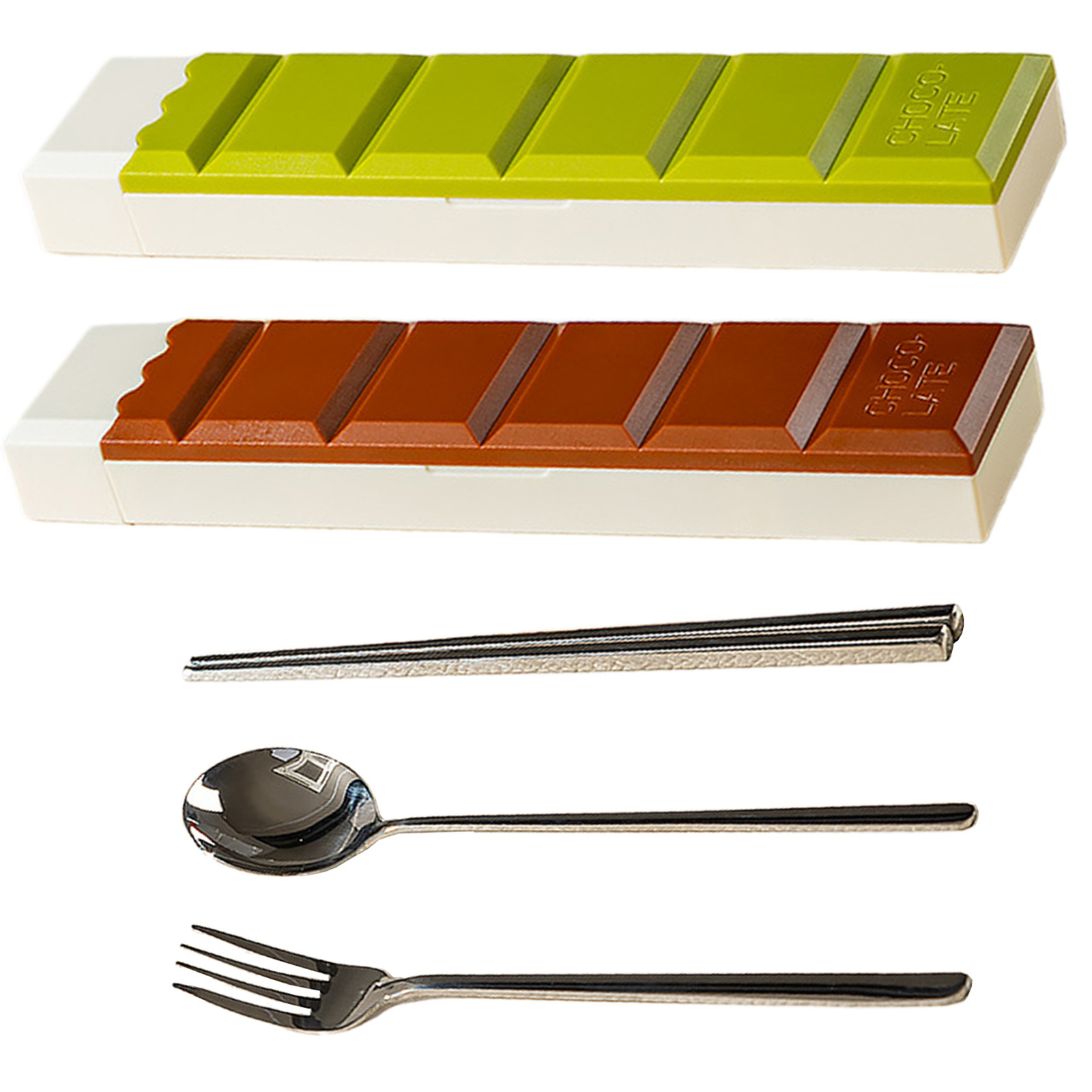 Stainless Steel Travel Utensils Travel Stainless Steel Tableware Set Cute show