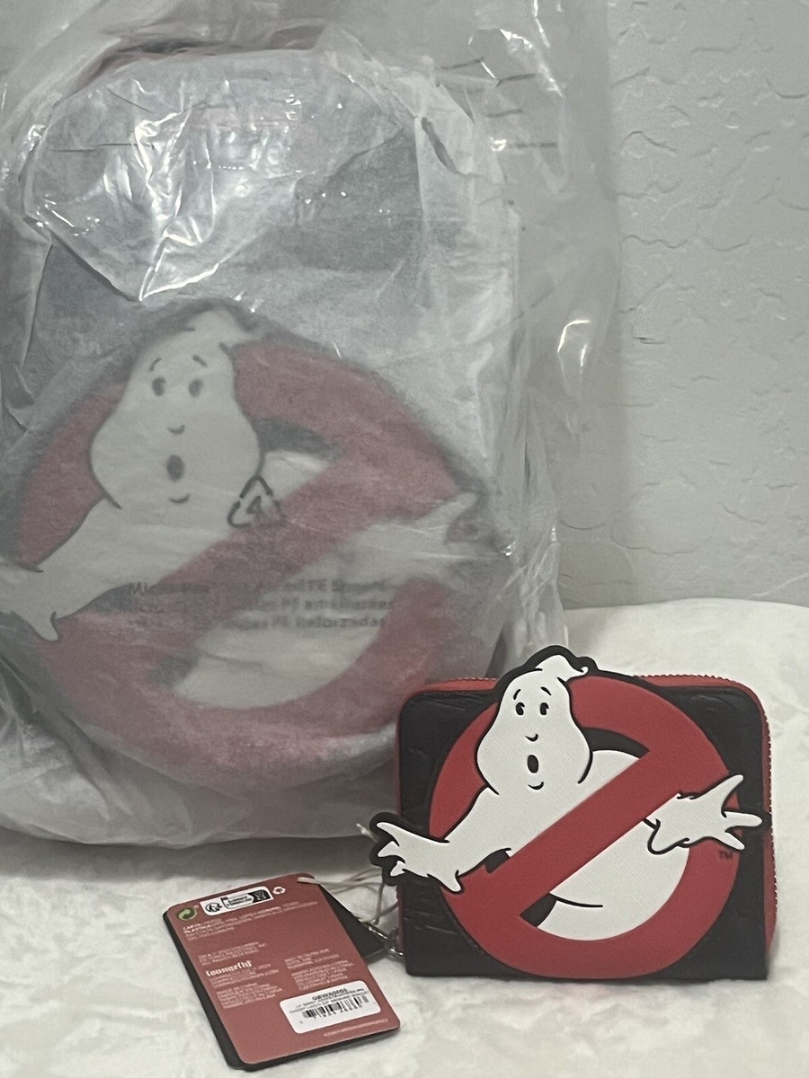 NWT Loungefly Ghostbusters No Ghost Backpack Wallet Set Glow  display picture 1