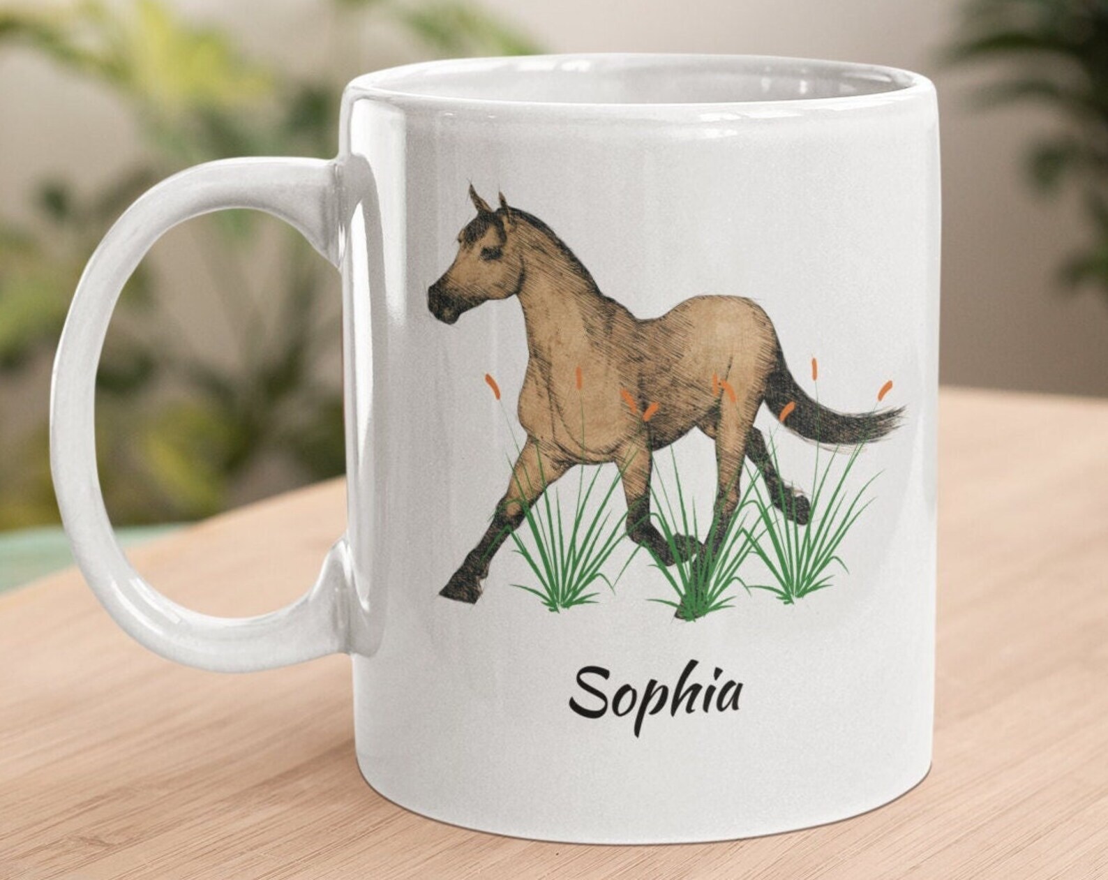 Elegant Horse Coffee Mug – Perfect Gift for Women & Girls