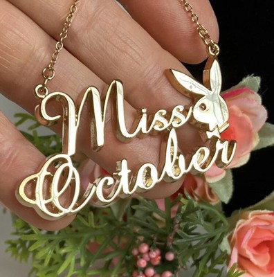 Miss October Playboy Necklace - 16 