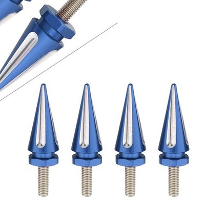 4x Windschutzscheibenschrauben, Spikes Für Harley Touring Road Glide 98-25 Blau