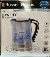 Russell Hobbs Brita Filter Purity Electric Kettle 1Lt 3kw 22851 (No Cartridge)