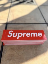 Supreme Box Logo Sticker Red Authentic Brand New Free Shipping Ships Same Day