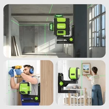 Fine-Tuning Bracket for Line and Point Laser Levels 1/4"-20 Male Thread L-Shape