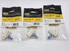 Lot of 3 Hubbell BR851241A 568B 4PR to 2 2PR Splitter Adapter RJ45 Modular New