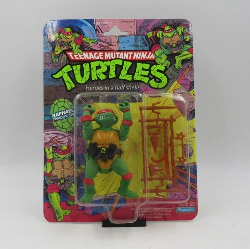 TMNT Raphael 1988 Playmates 10-Back MOC Sealed Vintage Action Figure