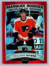2019-20 O-Pee-Chee Platinum #195 Philippe Myers Philadelphia Flyers SN Red-Prism