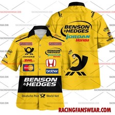 Justin Wilson Formula One Racing 2001  Hawaiian  Shir