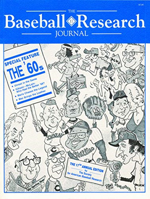 The Baseball Research Journal (Brj), Volume 17 - Paperback NEW Society for Ame 1