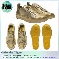 Onitsuka Tiger ONITSUKA TIGER OK BASKETBALL A75 LO GOLD Unisex US4-14 NEW