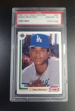 PEDRO MARTINEZ PSA 10 GEM MINT Upper Deck 1991 Final Edition HOF Rookie Card #2F. rookie card picture
