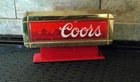 Vintage Coors Beer Cash Register Lighted Sign Excellent Condition Works Great!