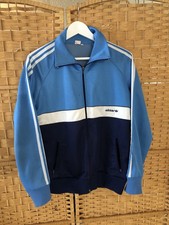Vintage 70/80s Adidas Ventex blue White 3 Stripes Track Jacket Size / M