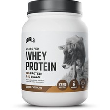 Levels Grass Fed Whey Protein Powder, No Artificials,  Protein,Double Chocolate