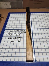Black and White Ebony  Wood turning  blank  1 7/8" x  1 7/8" x  29 3/8  " EBW303