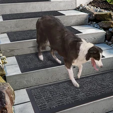 Outdoor Stair Treads, for Elders & Dogs on Wooden Steps, Non Slip, Runner Rug
