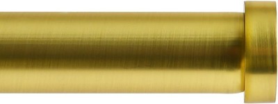 Gardinenstangen 25mm Durchmesser goldfarbene Oberfläche, fugenlos teleskopierbar 77-140