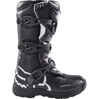 Fox Youth Black Comp 3 Boots ( Boys Size: 6 ) 18238-001-6 | eBay
